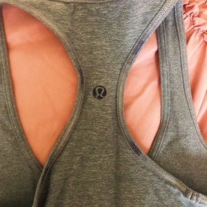 lulu lemon gray tank